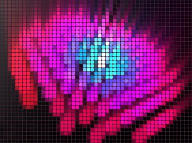 Luminous mosaic background clipart