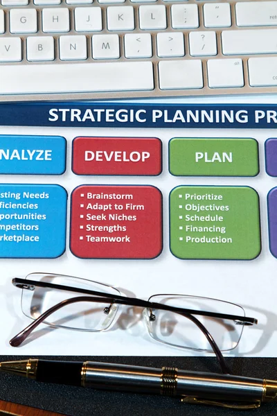 Planes de estrategia — Foto de Stock