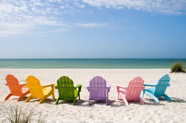 Letní prázdninová pláž — Stock fotografie