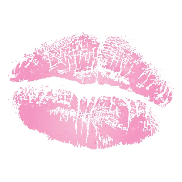 Rouge à lèvres rose — Image vectorielle