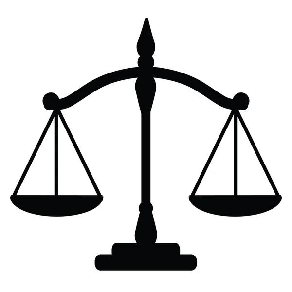 Balance de justice — Image vectorielle