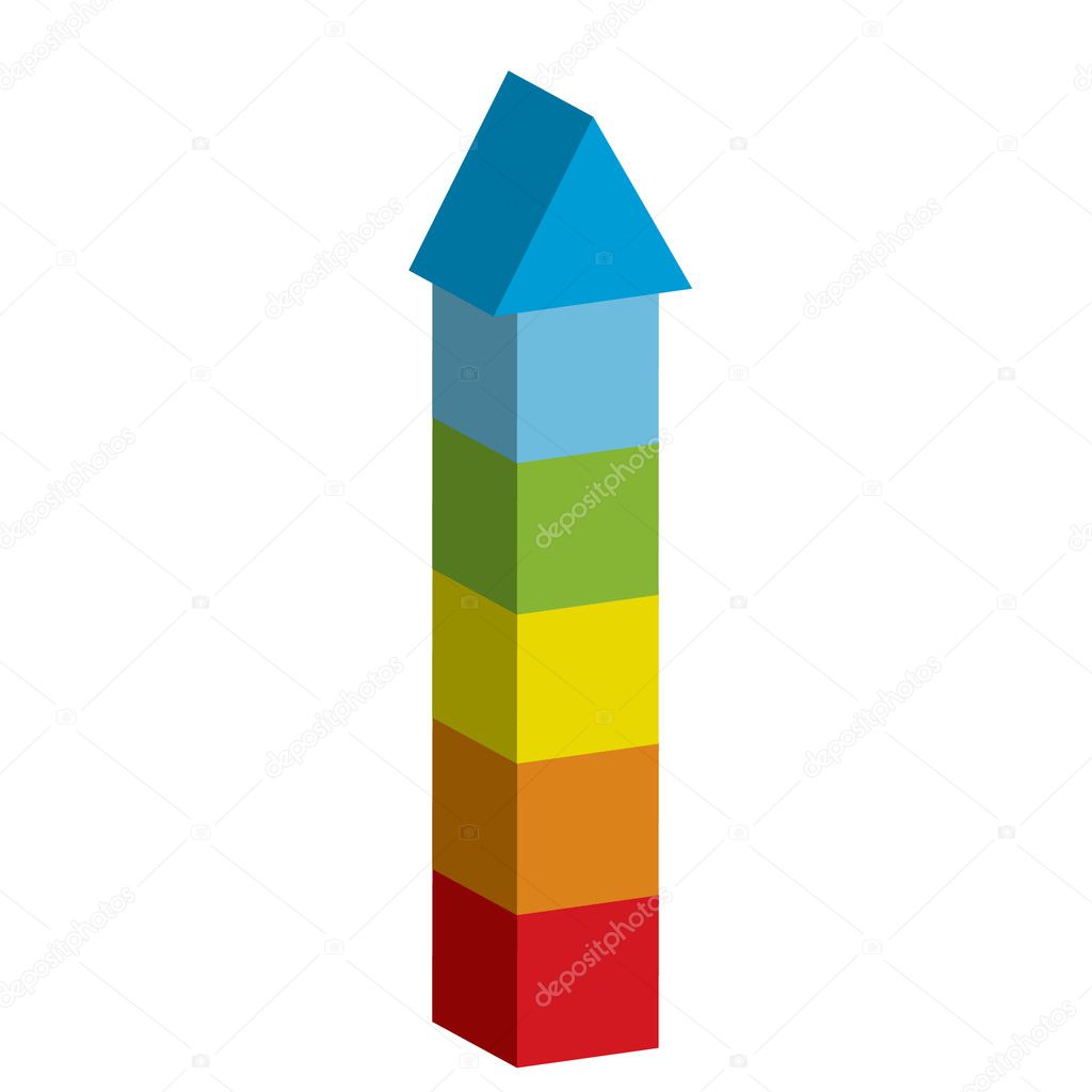 Colorful tower