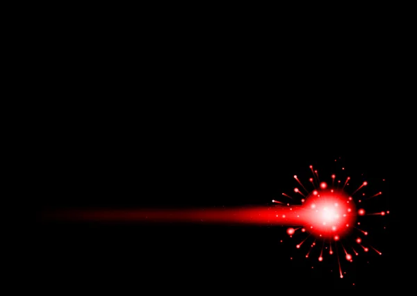 Красный фейерверк — стоковое фото