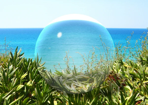 Glass ball — Stock fotografie