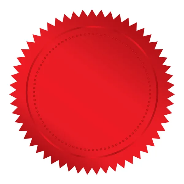 Red seal — Stock Vector