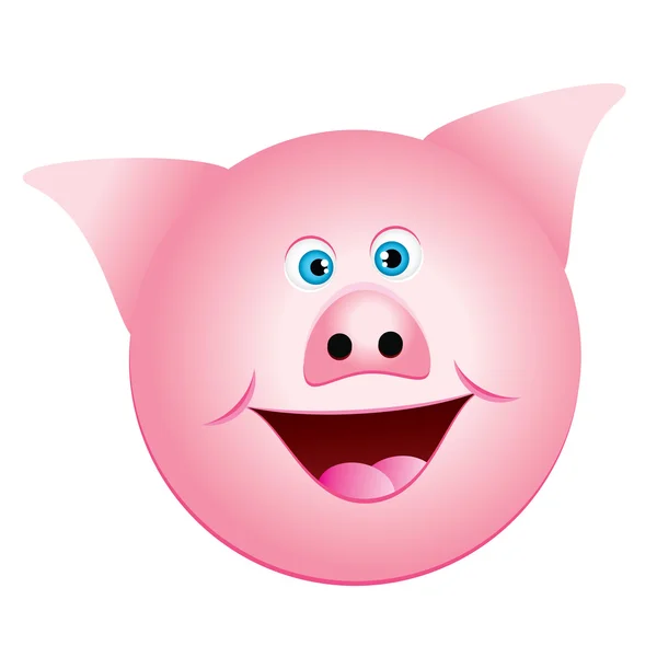 Illustration of pig — Stock Vector