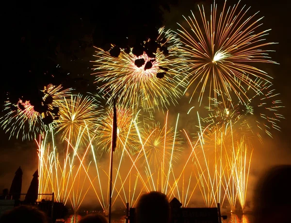stock image Explosive Fireworks, August 1st
