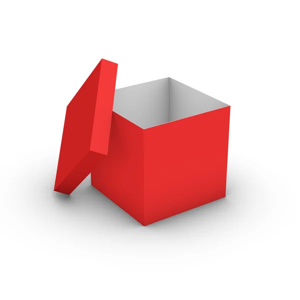 Box red — Zdjęcie stockowe