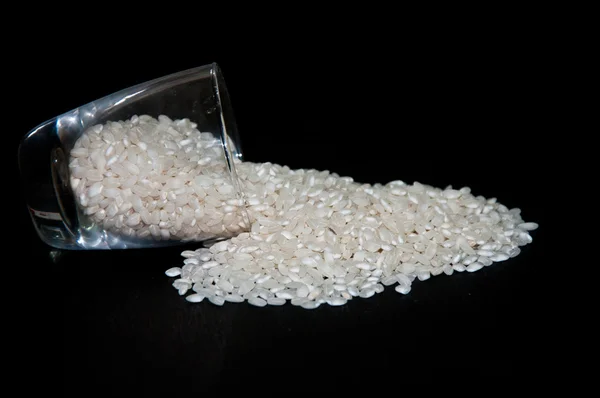 Рис и стекло — стоковое фото