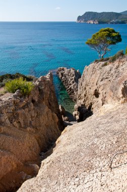 Mallorca coast clipart