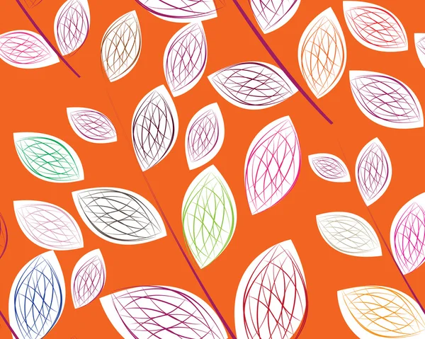A seamless leaf pattern — Stock Photo, Image