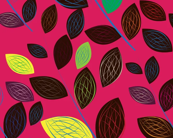 A seamless leaf pattern — Stock Photo, Image