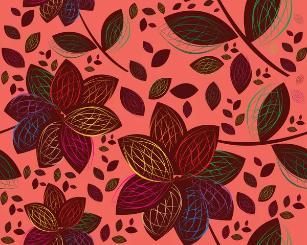 Stock image Retro floral seamless background