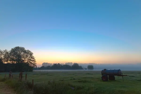 田舎での日の出 — ストック写真