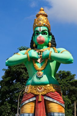 Sculpture of a hindu god clipart