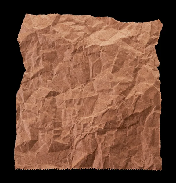 Смятый лист бумаги — стоковое фото