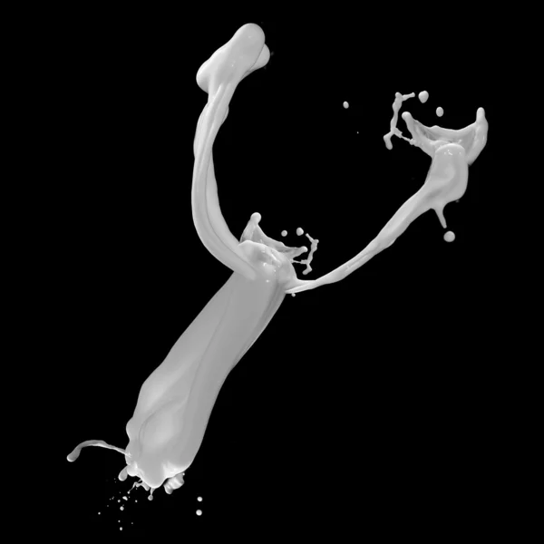 Одна буква из молочного алфавита — стоковое фото