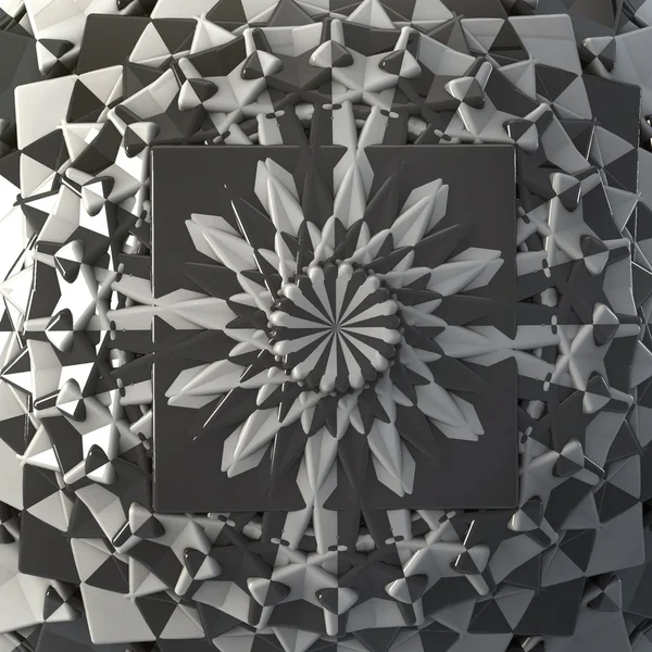 市松模様の 3 d の抽象化 — ストック写真