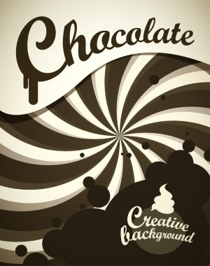 Chocolate background clipart