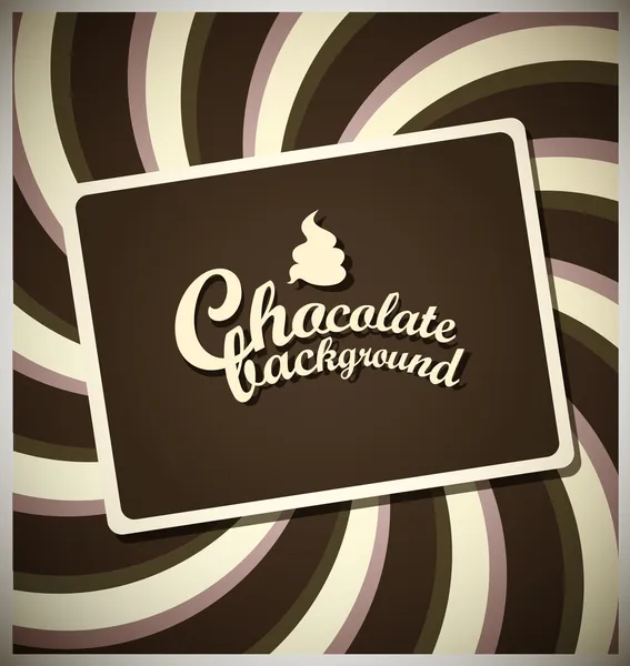 Chocolat fond — Image vectorielle