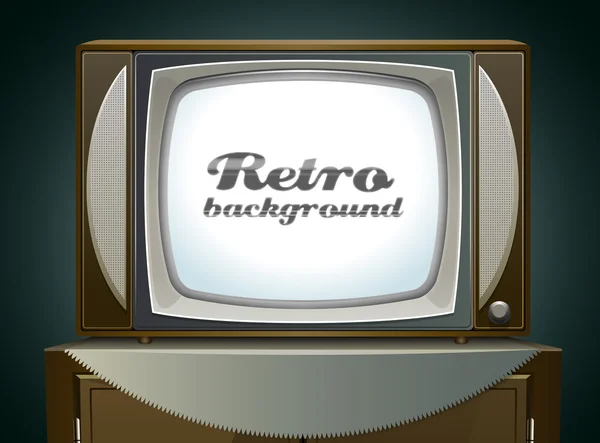 stock vector Vintage TV background