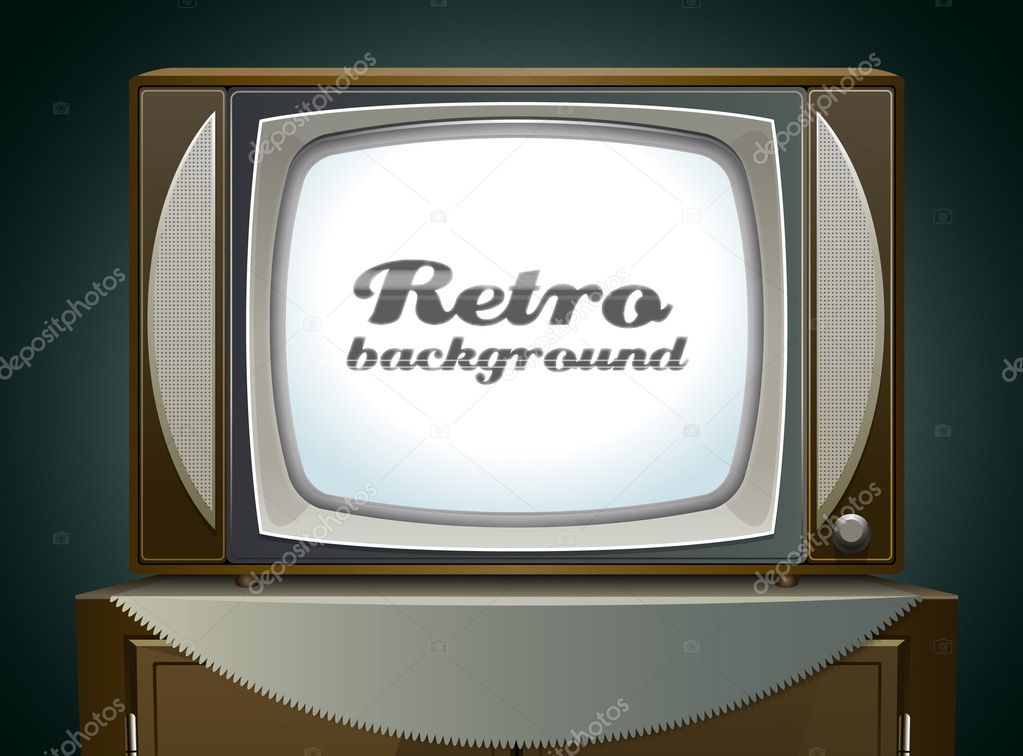 Vintage TV background