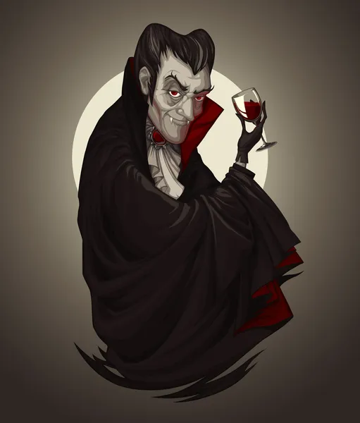 Dracula zählen — Stockvektor