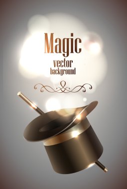 Magic vector background clipart