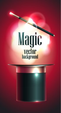 Magic vector background clipart