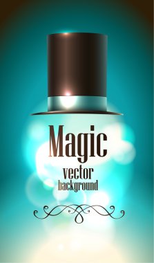 Magic vector background clipart