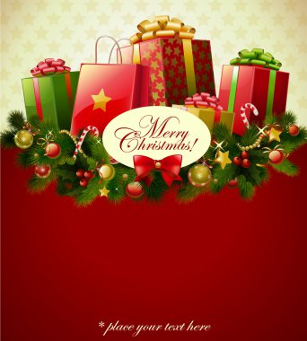 Christmas card clipart