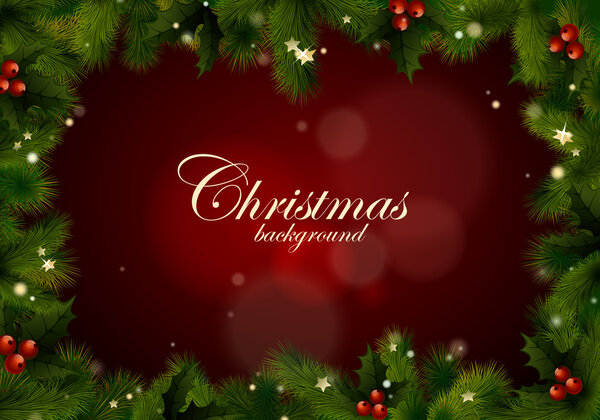 Рождественская открытка