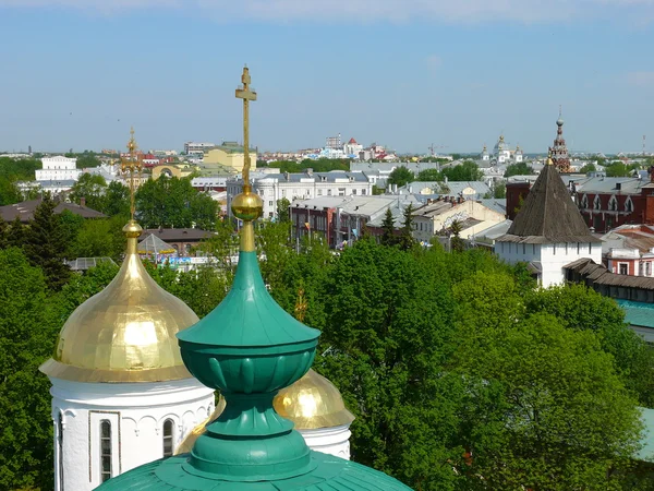 东正教教堂的十字架 — 图库照片