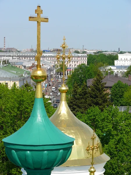 Хрести Православна Церква — стокове фото
