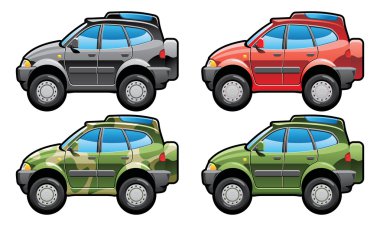 All-road vehicle clipart