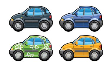 Hatchback(five door) clipart