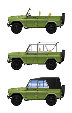 All-road vehicle clipart