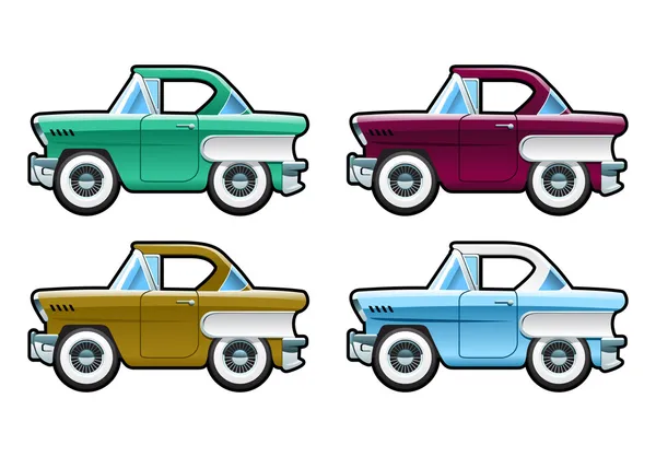 Κλασικά αυτοκίνητα - 60s — Διανυσματικό Αρχείο