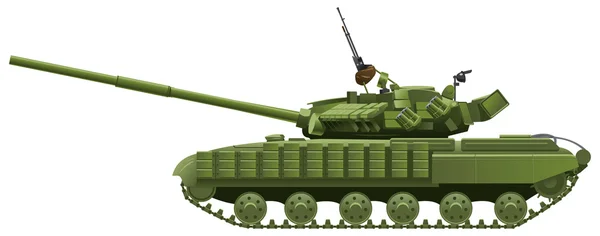 Moderner schwerer Panzer — Stockvektor