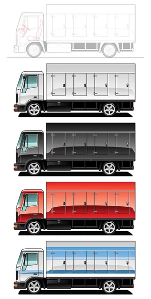 Vrachtwagen. — Stockvector