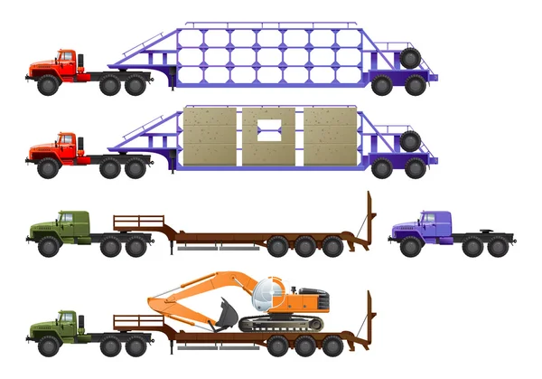 Kamion tahač — Stockový vektor