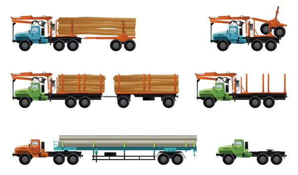 Trucks — Stock Vector