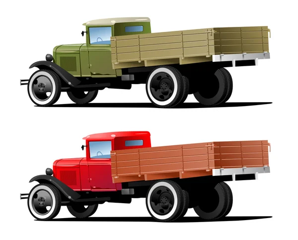 Винтажный грузовик — стоковый вектор