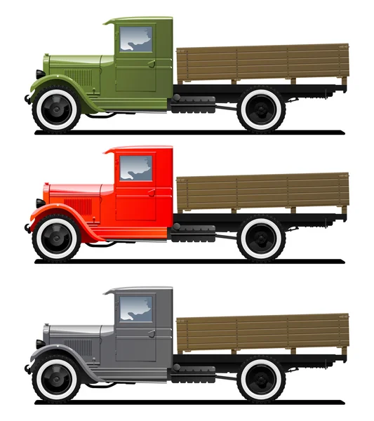 Vintage lastbil — Stock vektor