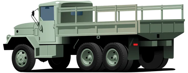 Dropt-kant vrachtwagen — Stockvector