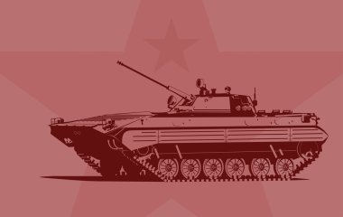 Infantry fighting vehicle clipart