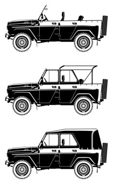 All-road vehicle clipart