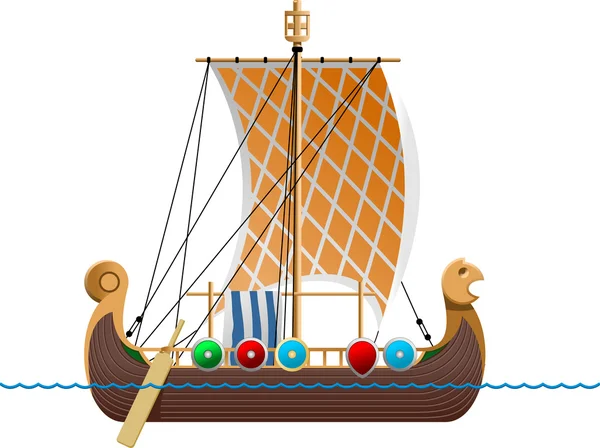 Navio Viking —  Vetores de Stock