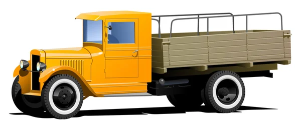Vintage vrachtwagen — Stockvector