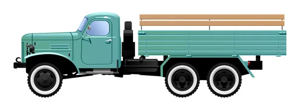 Vintage kamyon — Stok Vektör